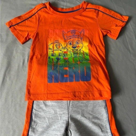 Paw Patrol Vibrant Orange and Gray Kids Set - Picture 1 of 7